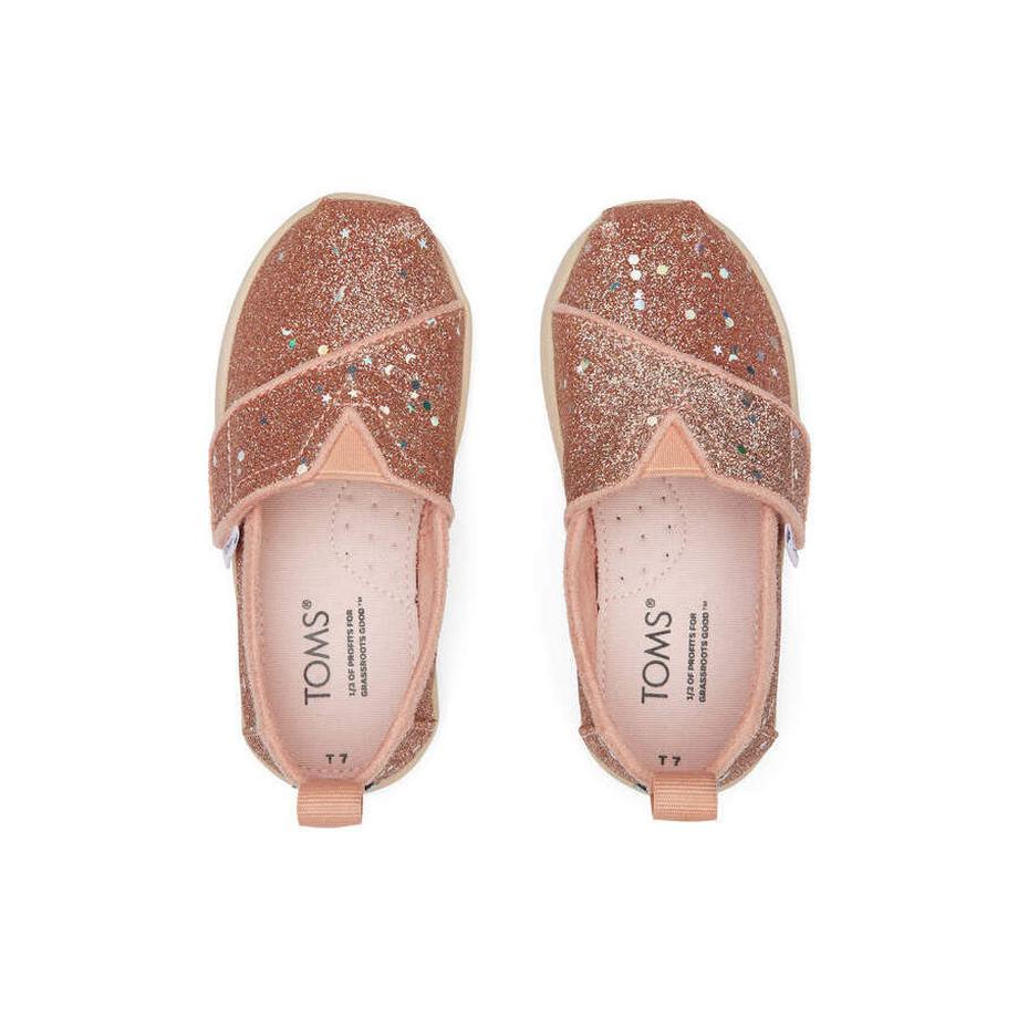 TOMS  espadrilles mit glitzer, baby  alpargata 