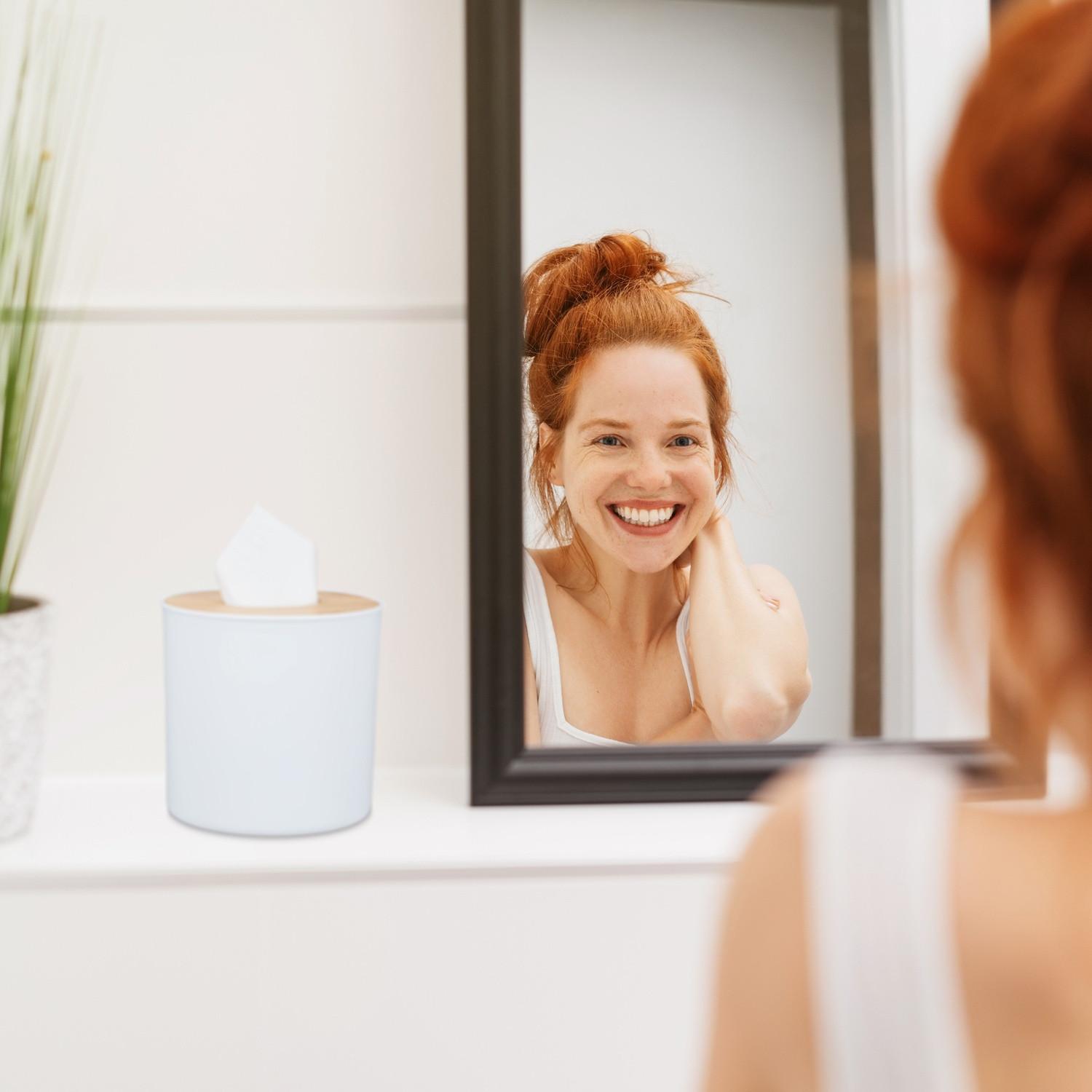 B2X Kosmetikpapierbox mit Deckel  