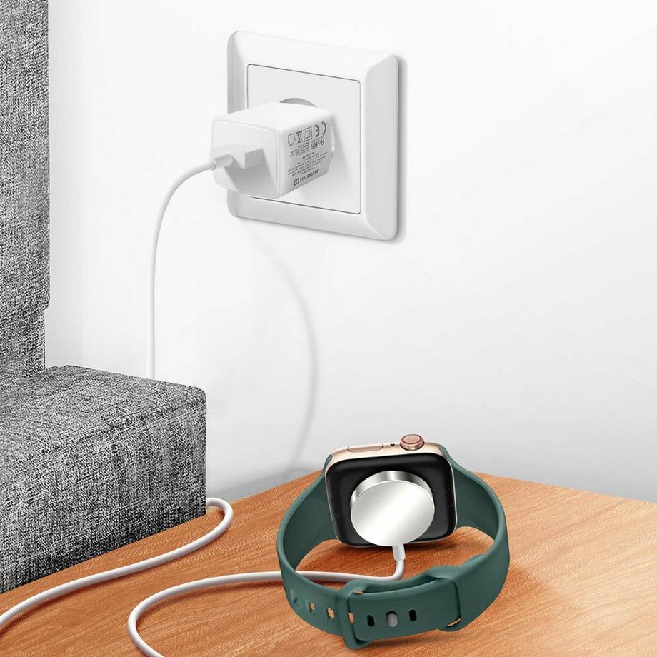 Apple  Original Apple Watch Ladekabel, Weiß 2m 