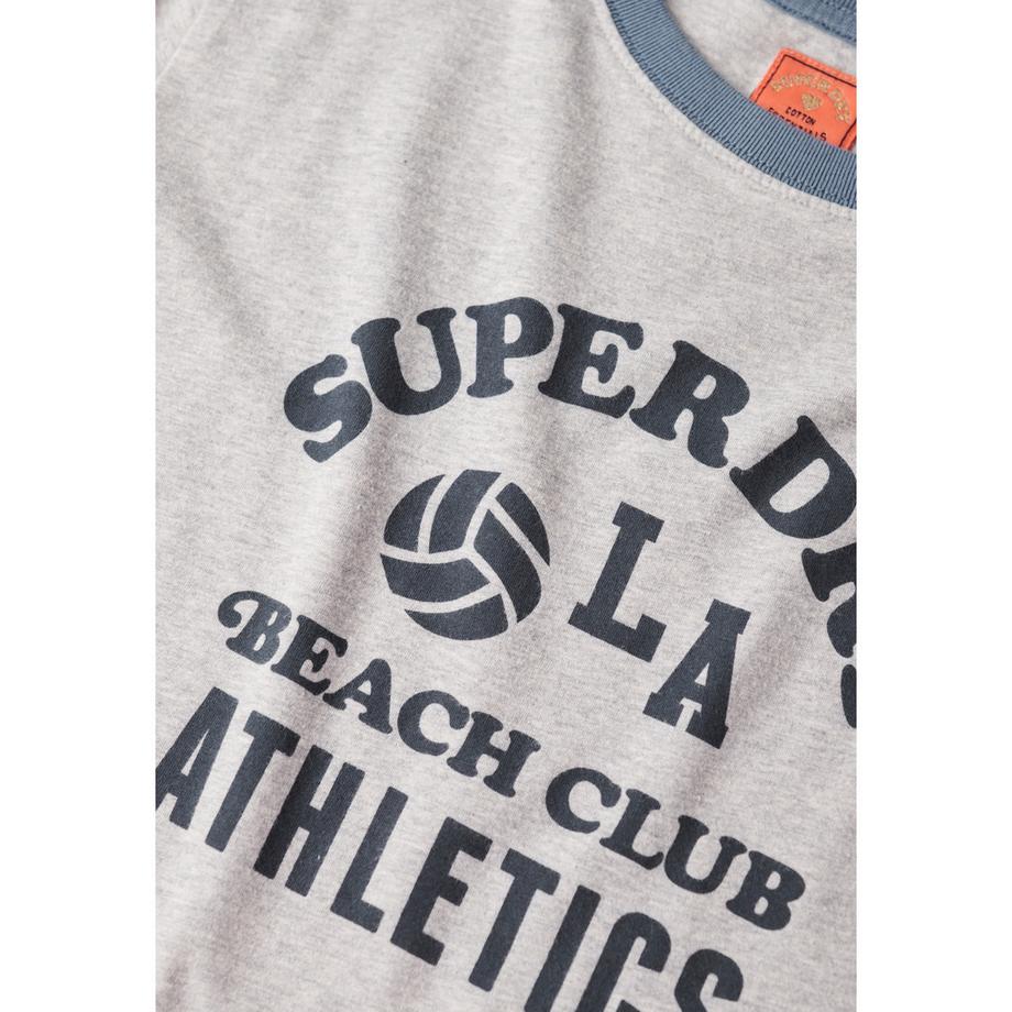Superdry Athletic Essentials Beach Kontrast Motiv T-Shirt  