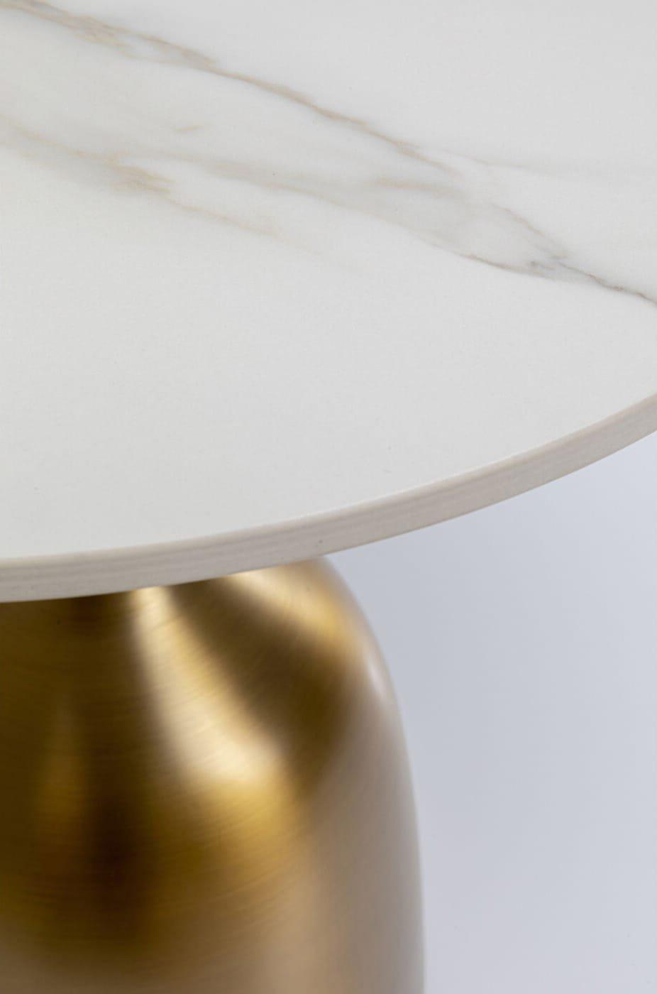 KARE Design Table d&#039;appoint Nube Tulip ronde 45  