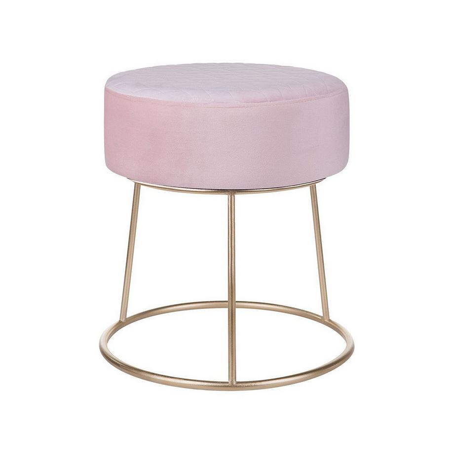 Beliani Repose-pied en Velours Moderne DELCO  