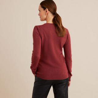 La Redoute Collections  Pullover mit rundem Ausschnitt 