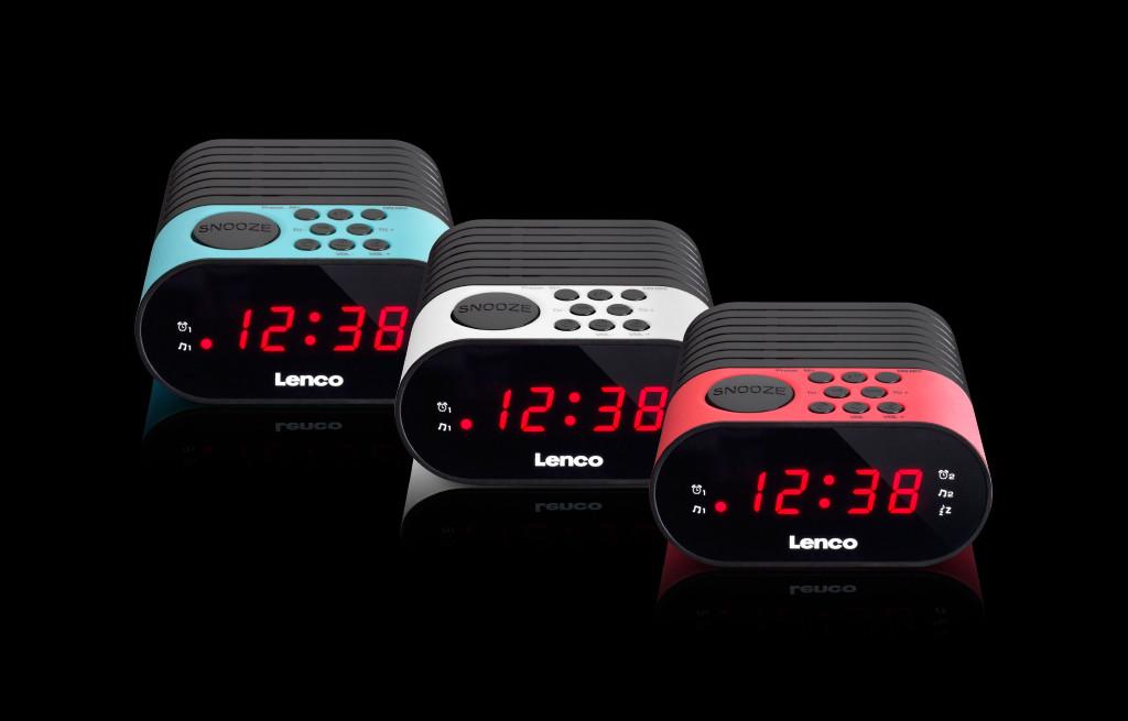 Lenco  Lenco CR-07 Orologio Nero, Bianco 