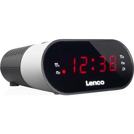 Lenco  Lenco CR-07 Orologio Nero, Bianco 