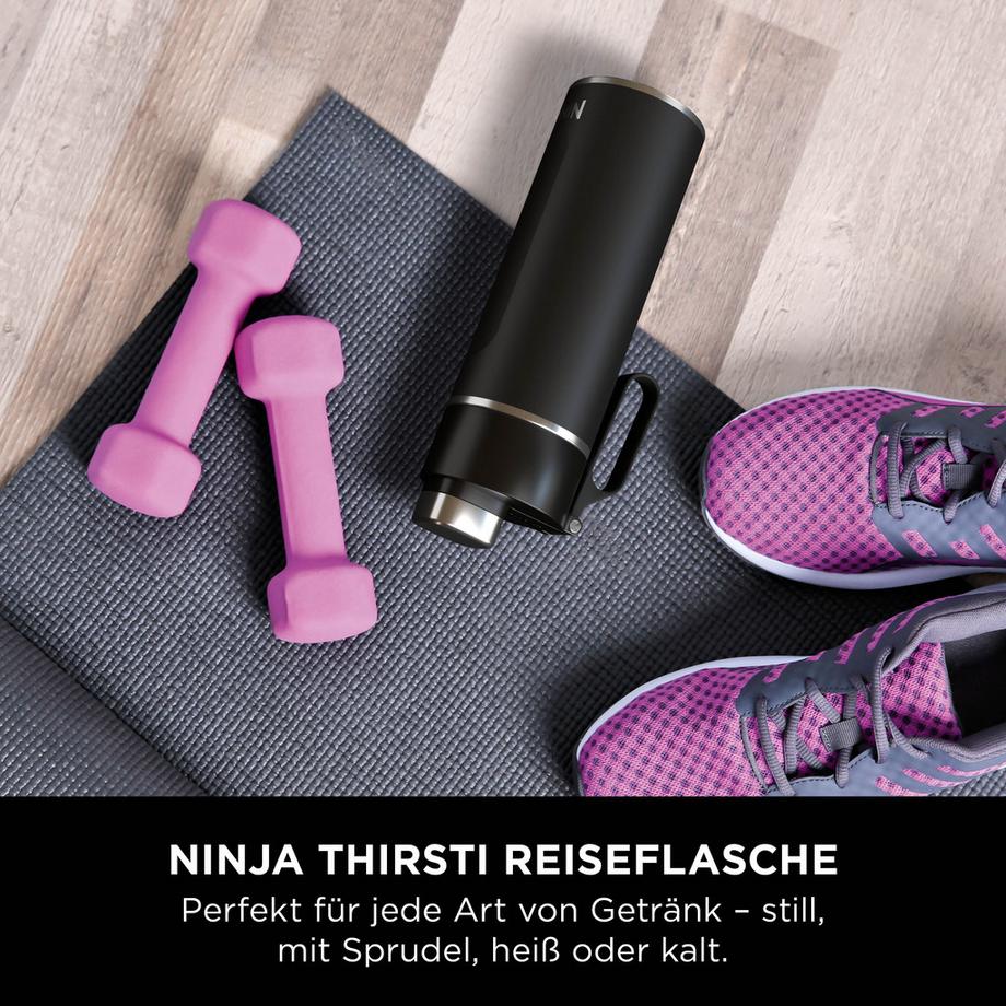 Ninja DW2401EUUKBK Thirsti Trinkflasche  