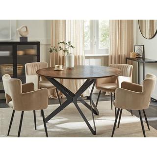 Beliani Table de repas en MDF Moderne ALURE  