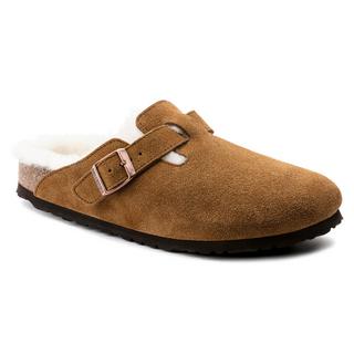 BIRKENSTOCK BOSTON SHEARLING Sabots Boston Suede Leather Etroit 