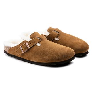 BIRKENSTOCK BOSTON SHEARLING Sabots Boston Suede Leather Etroit 