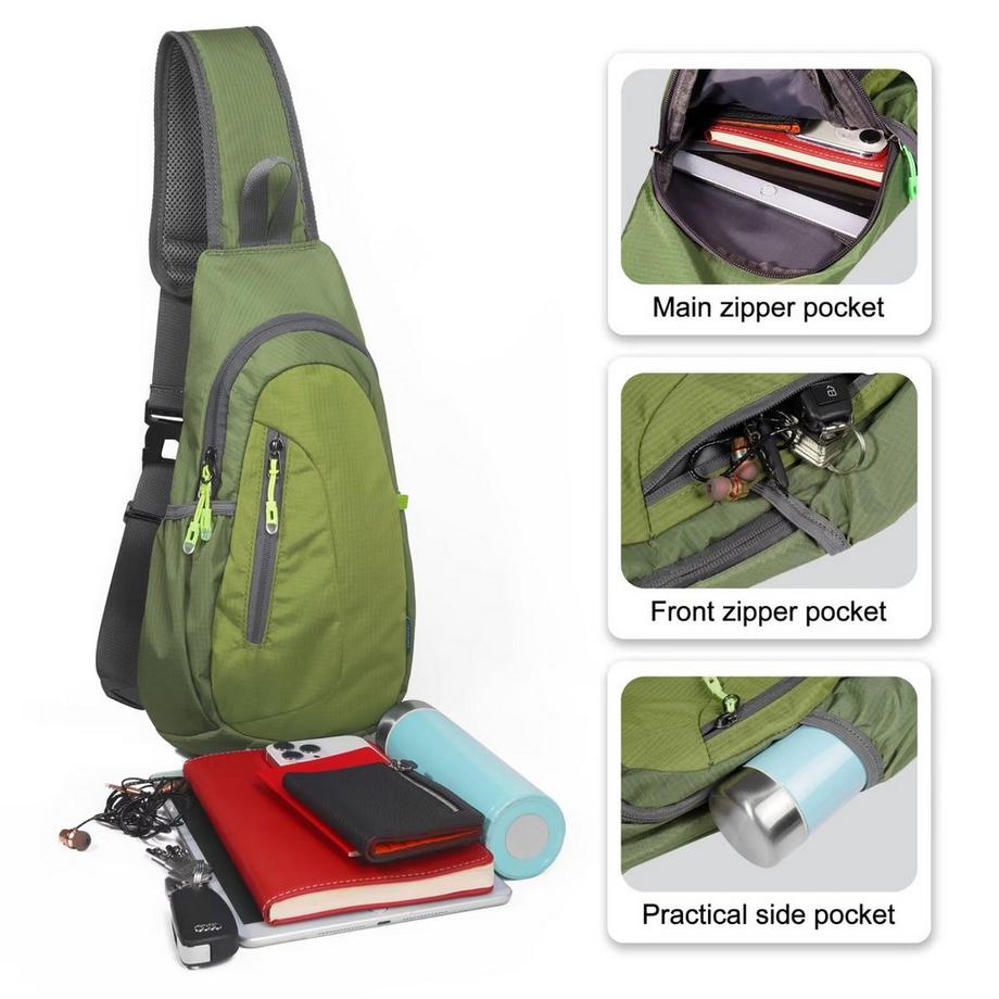 Only-bags.store Sac à bandoulière élégant avec 2 bandoulière large et chaîne détachable Sac pour téléphone portable  