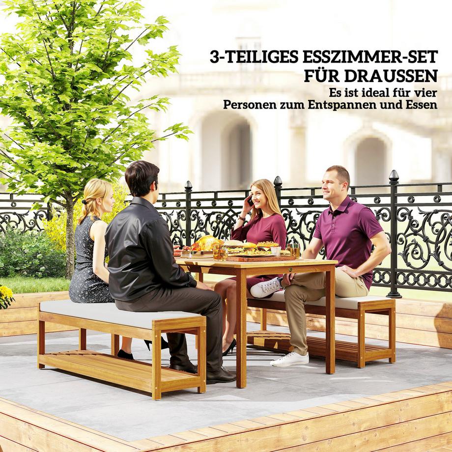 Outsunny ensemble de meubles de jardin  