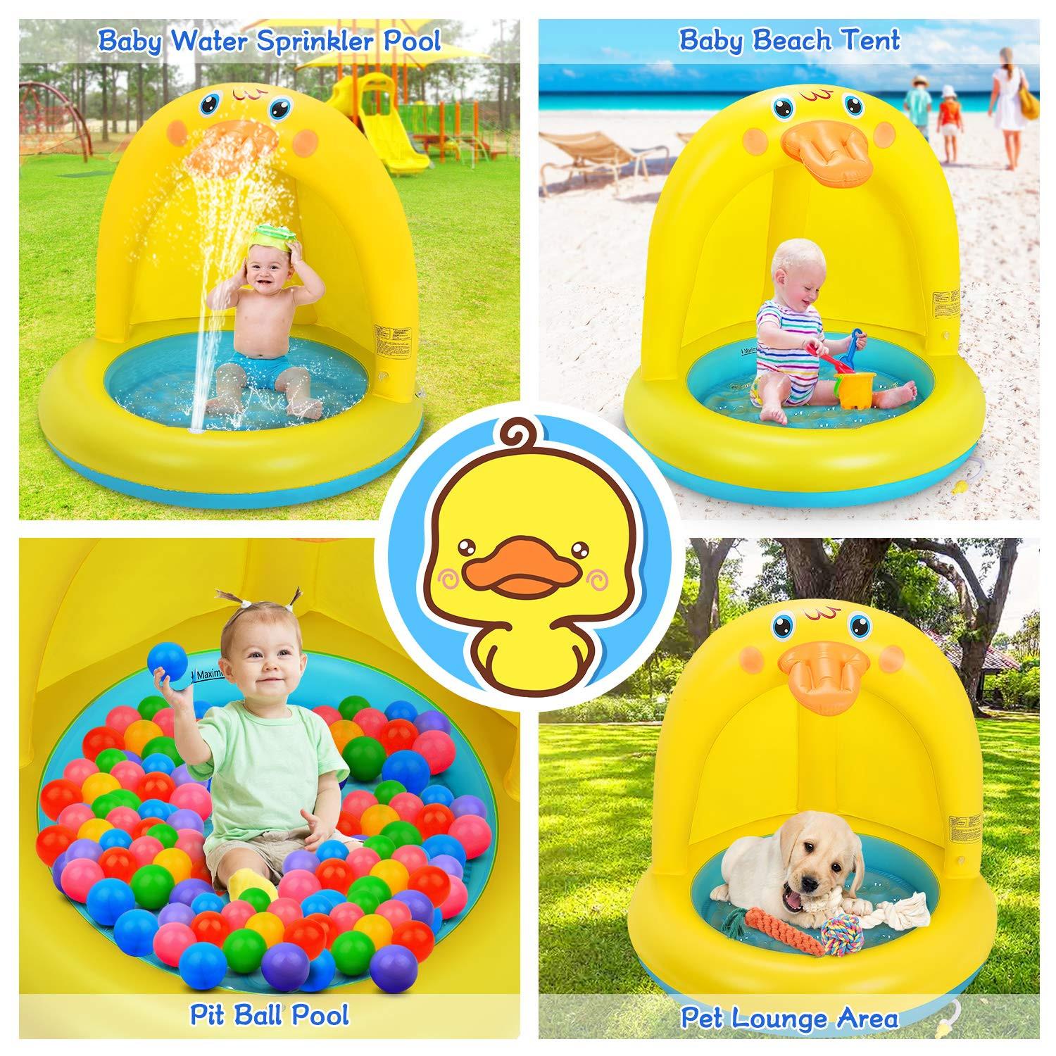 Activity-board  Planschbecken für Kinder Baby Pool Wasserspielzeug | Pudel Spielzeug Luftmatratze, aufblasbare Badewanne 
