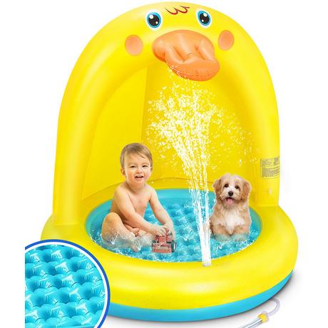Activity-board  Planschbecken für Kinder Baby Pool Wasserspielzeug | Pudel Spielzeug Luftmatratze, aufblasbare Badewanne 