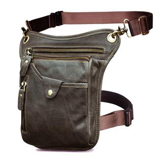 Only-bags.store Echtes Leder Bein Tasche Reise Hüfttasche Wandern Klettern Oberschenkel Tasche  