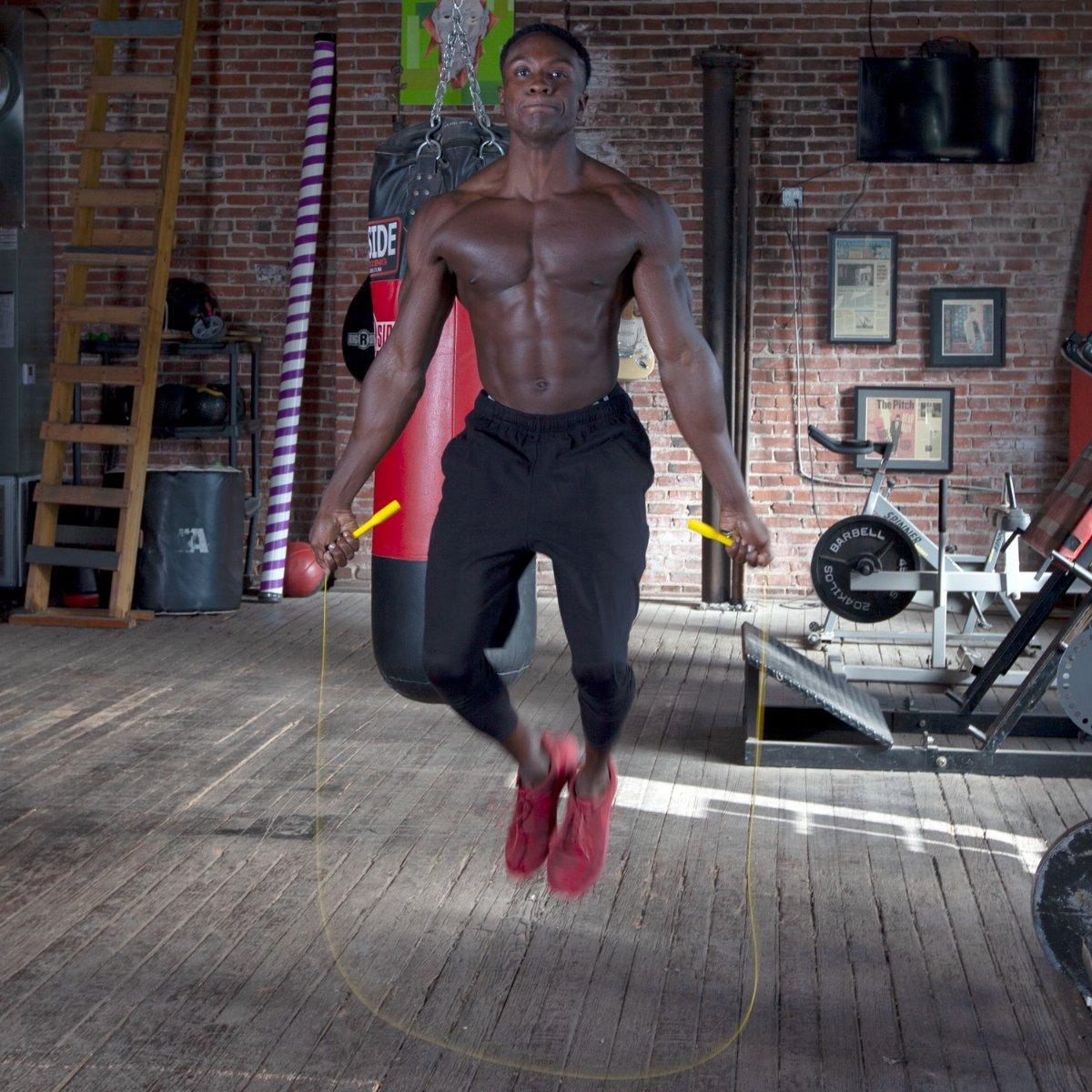 FITNESS FIRST  Fitness First Corde à sauter  pro réglable noir 