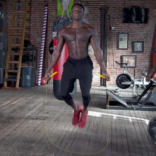 FITNESS FIRST  Fitness First Corde à sauter  pro réglable noir 