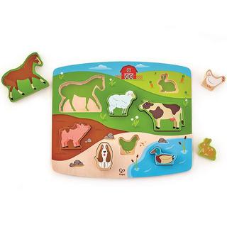 Hape  Puzzle Bauernhoftiere (9Teile) 