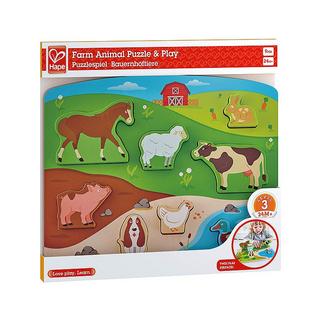 Hape  Puzzle Bauernhoftiere (9Teile) 