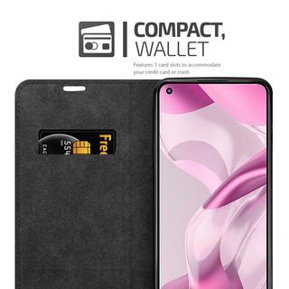 Cadorabo  Housse compatible avec Xiaomi Mi 11 LITE (4G / 5G) / 11 LITE NE - Coque de protection avec fermeture magnétique, fonction de support et compartiment pour carte 