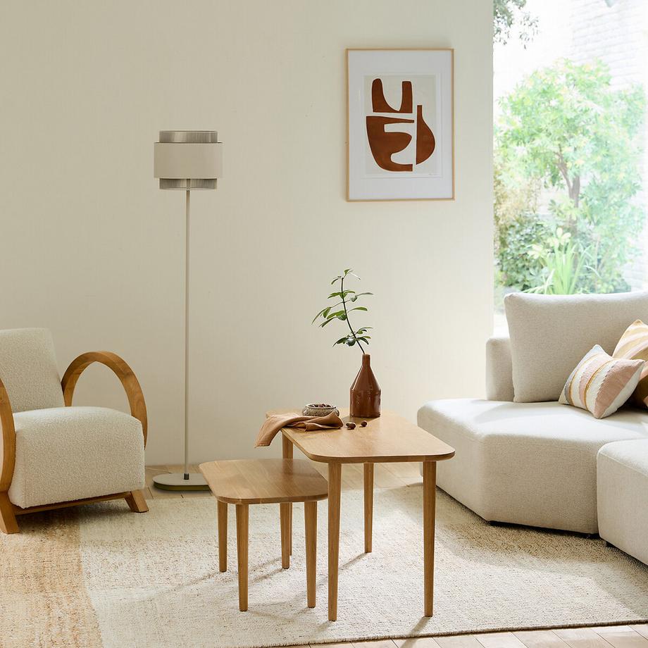 La Redoute Intérieurs Couchtisch Crueso aus massiver Eiche B100 cm  