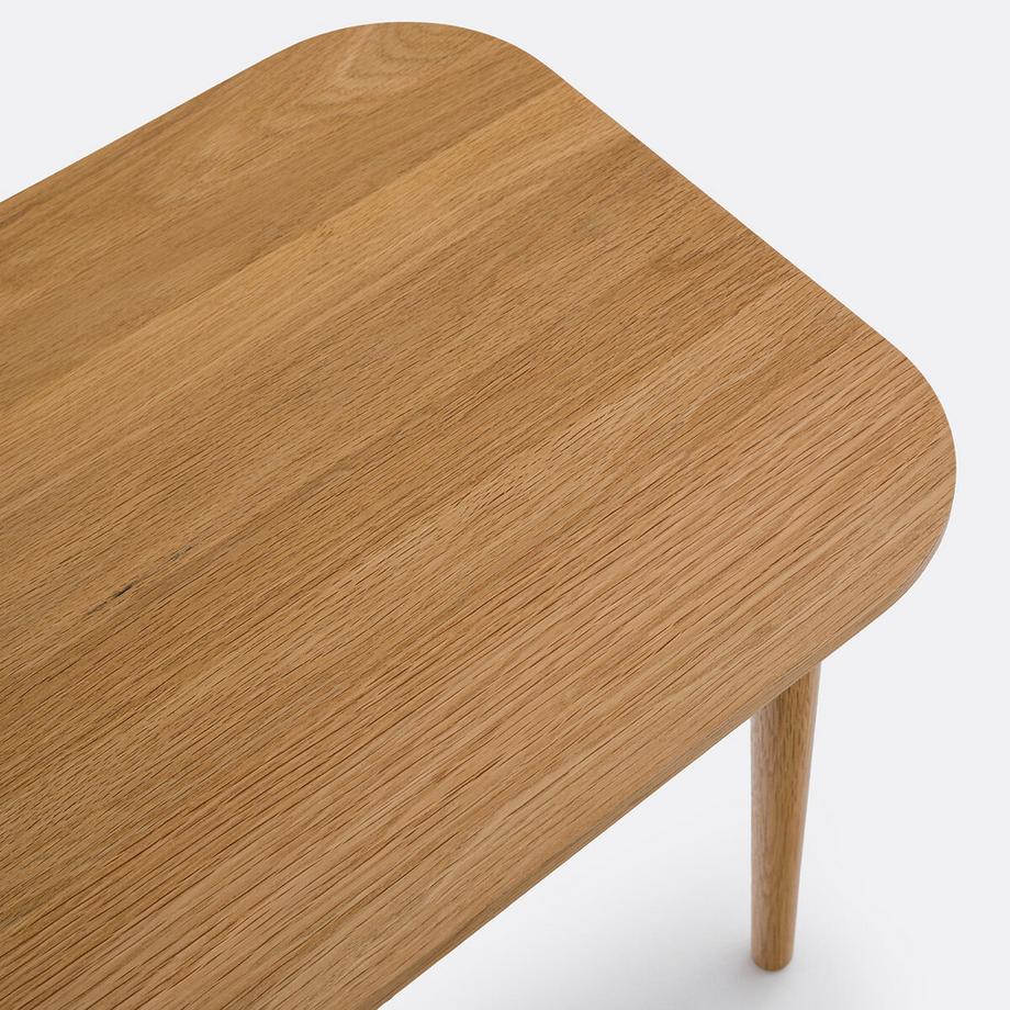 La Redoute Intérieurs Couchtisch Crueso aus massiver Eiche B100 cm  