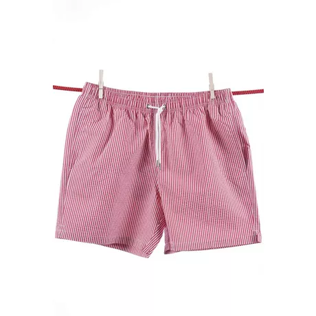 Atelier F&B  Short de bain Mille-raies cherry - Modèle Ibiza 