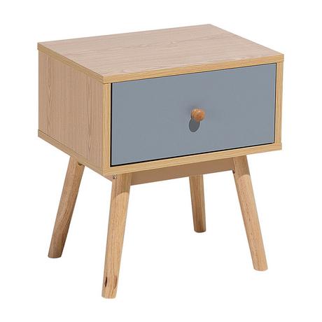 Beliani Comodino 1 cassetto en Truciolato Retrò ARVADA  