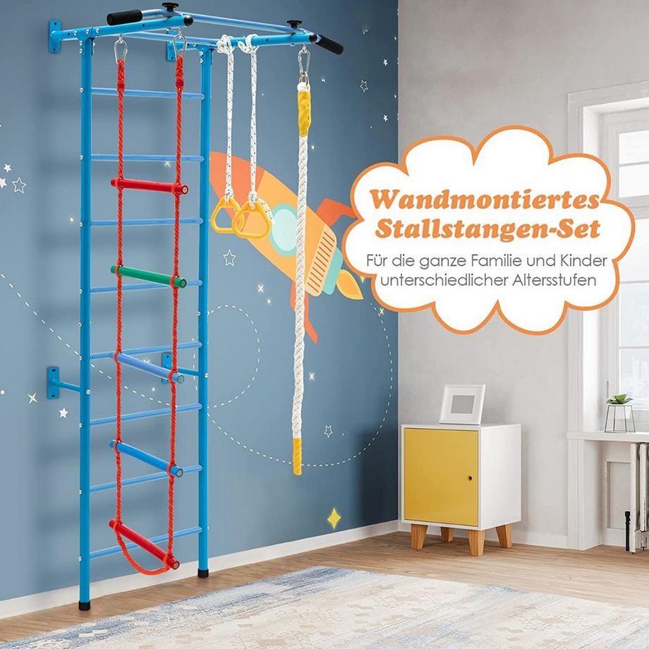 Northix Ensemble de murs de gymnastique d'intérieur pour enfants  