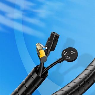 Northio  Protège-câble souple - 16 mm - noir 
