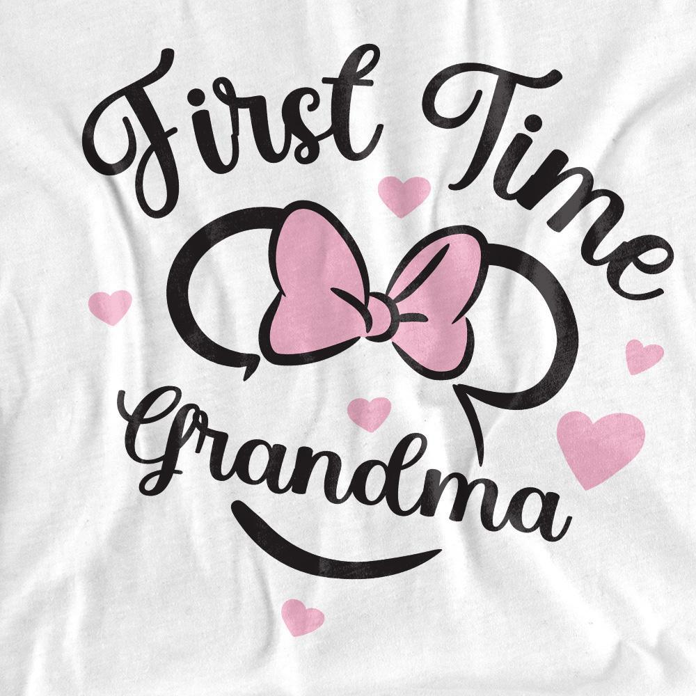 Minnie Mouse T-shirt First Time Grandma  