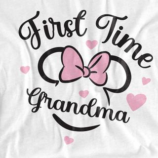 Minnie Mouse T-shirt First Time Grandma  