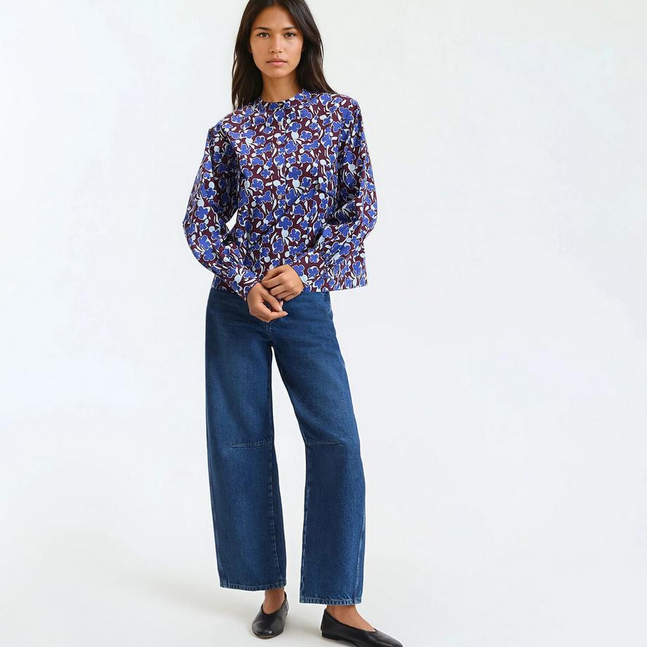 La Redoute Collections Camicia Collo Mao Floreale  