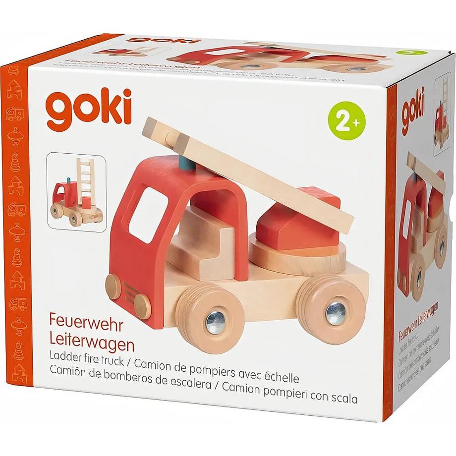goki  Feuerwehr Leiterwagen 