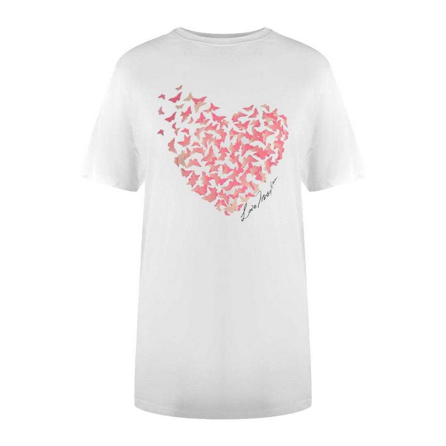 T-ShirtMotiftyle Papillon Et Cœur