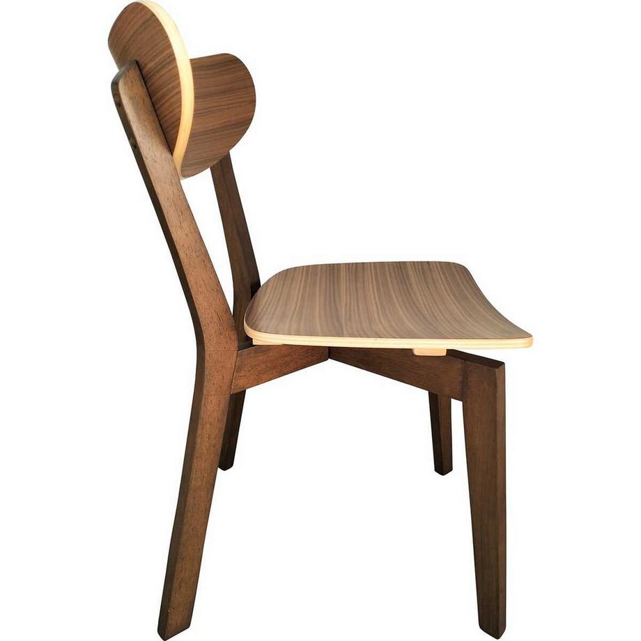 mutoni Chaise de salle à manger Melrose marron  