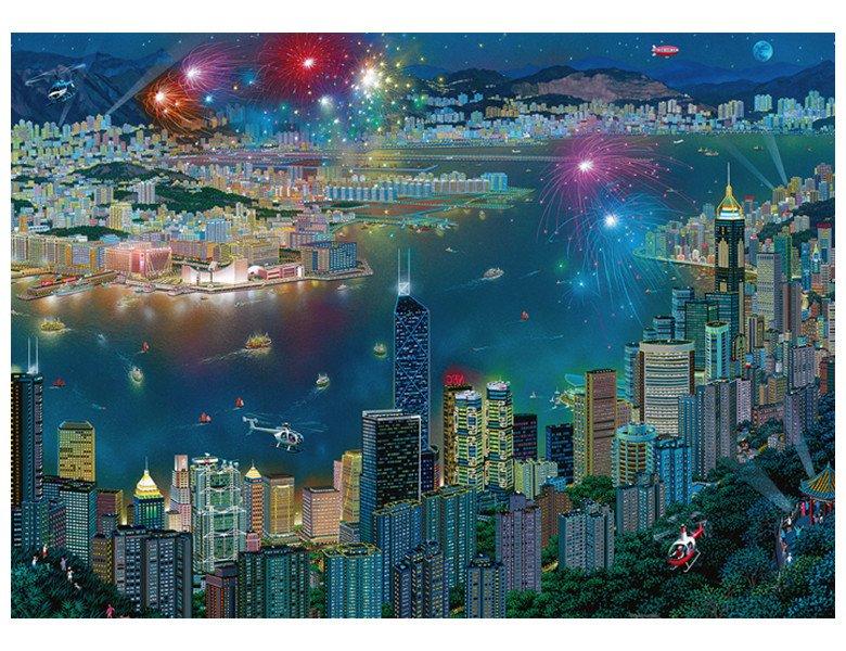 Schmidt Spiele  Schmidt Feuerwerk über Hongkong, 1000 Stück 