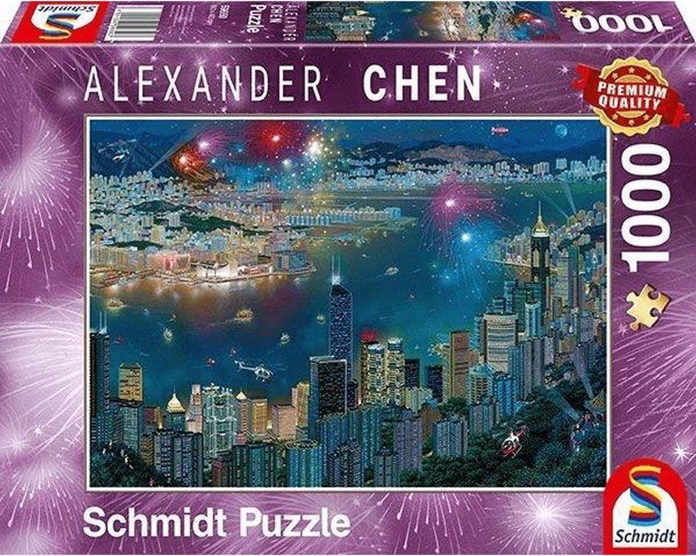 Schmidt Spiele  Schmidt Feuerwerk über Hongkong, 1000 Stück 