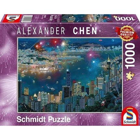 Schmidt Spiele  Schmidt Feuerwerk über Hongkong, 1000 Stück 