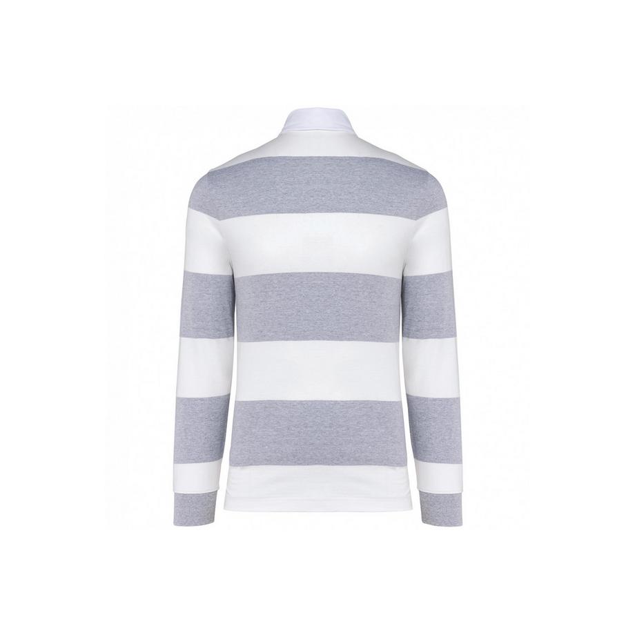 Kariban Polo Rayé Manches Longues  