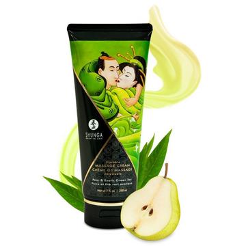 Crema da massaggio Shunga alla pera e al tè verde
