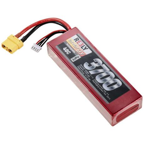 Reely  Pack d'accus modélisme (LiPo) 11.1 V 3700 mAh nombre de cellules, 3 40 C boîtier rigide XT90 