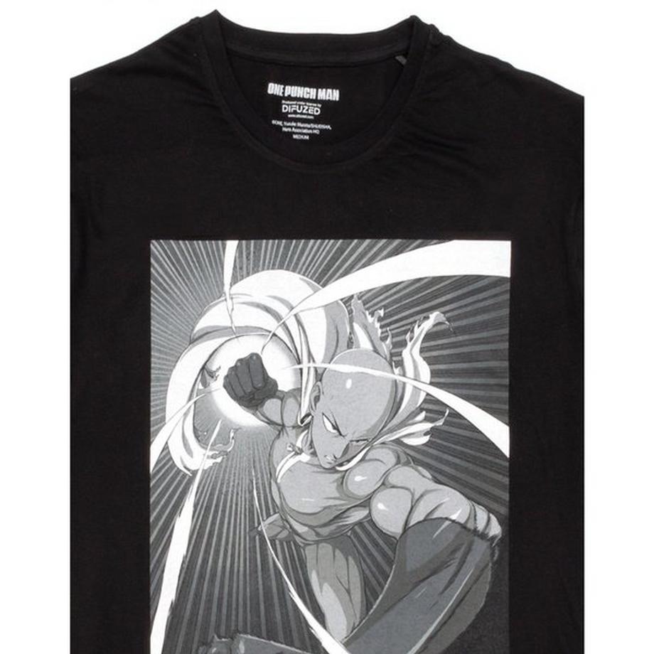 One-Punch Man Saitama Grafikdruck T-Shirt  
