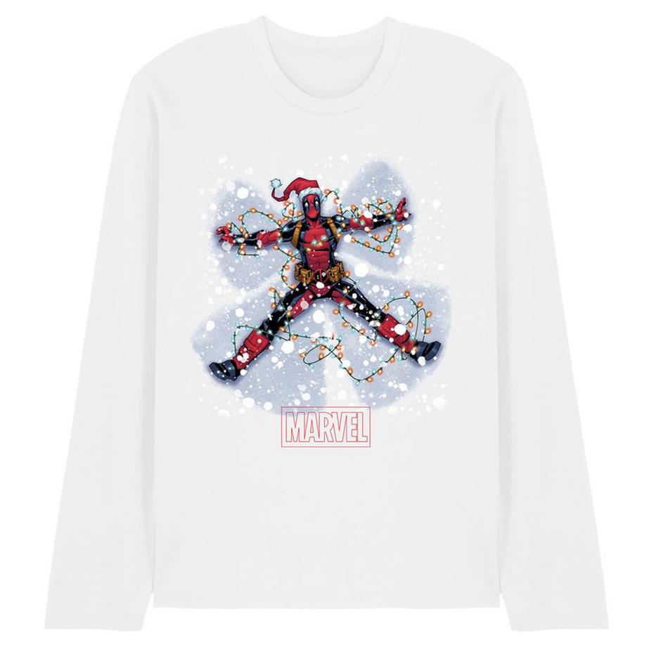 T-ShirtManches Longues Noël Motiftyle Anges De Neige
