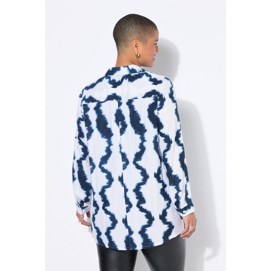 Studio Untold Chemisier Boxy Shape Imprimé Batik  