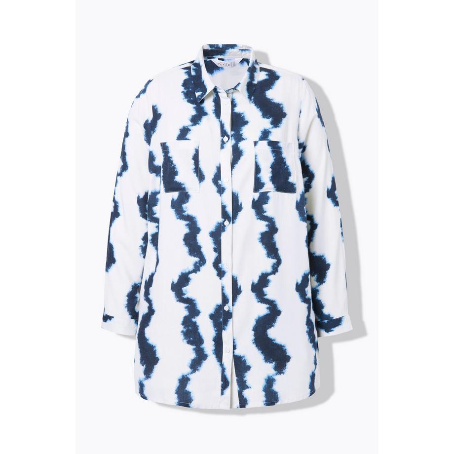 Studio Untold Chemisier Boxy Shape Imprimé Batik  