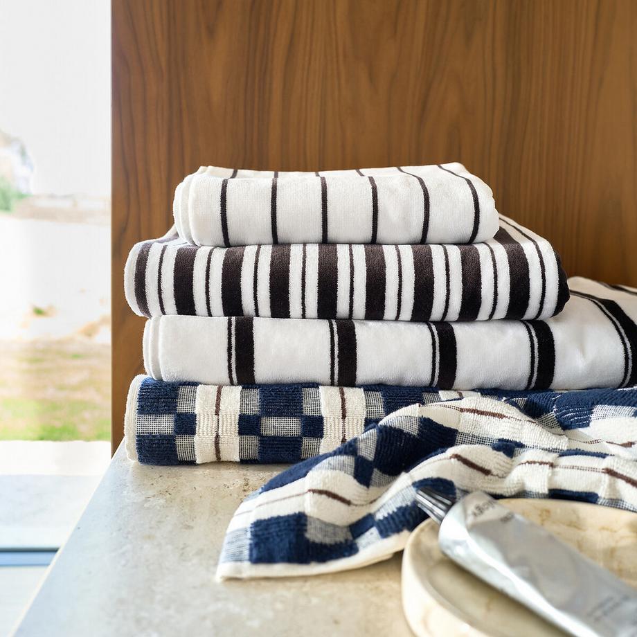 La Redoute Intérieurs Serviette de toilette éponge velours  