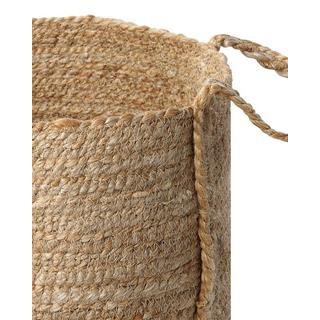 Beliani Set di 3 cestini en Iuta Boho WADH  