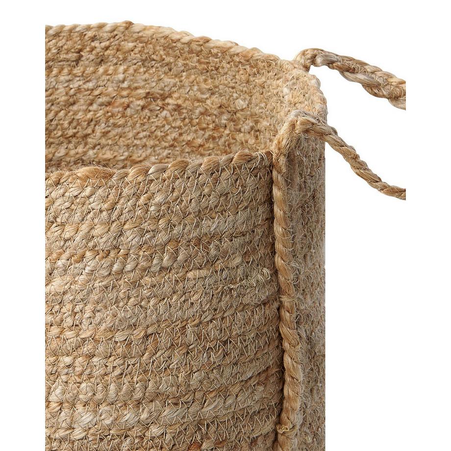 Beliani Set di 3 cestini en Iuta Boho WADH  