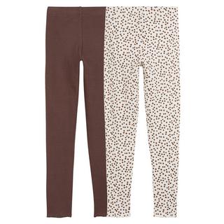 La Redoute Collections  Lot de 2 leggings côtelés 