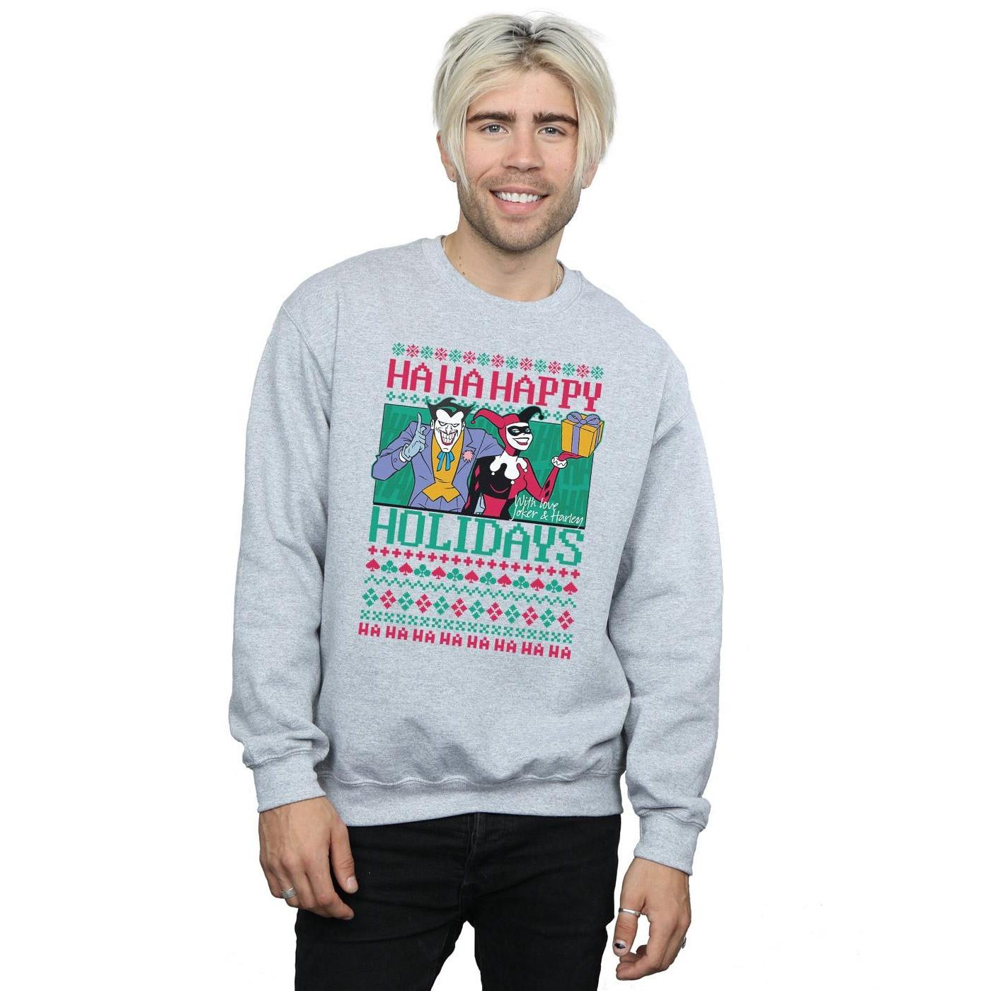 DC COMICS  Ha Ha Happy Holidays Sweatshirt 